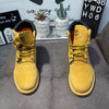 Boots Nubuck Premium jaune – Style Timberland | Confort & Robustesse