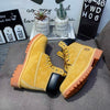 Boots Nubuck Premium jaune – Style Timberland | Confort & Robustesse
