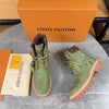 Boots Nubuck Premium vert– Style Timberland | Confort & Robustesse